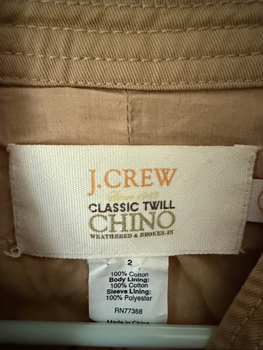 J. Crew Camel Cropped Button Jacket - Picture 2 of 3